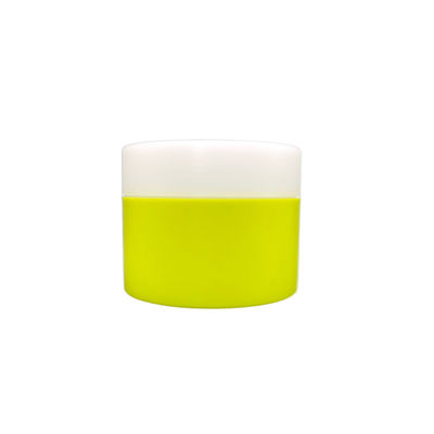 Matt Plastic Cosmetic Jars Double Wall 60ml 100ml metalisasi Untuk Pasta Lulur