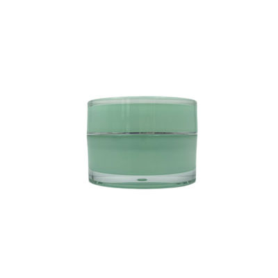 Jar Kosmetik 15g 30g 50g Bulat Kosong Botol Krim Akrilik Krim Wajah Untuk Perawatan Kulit