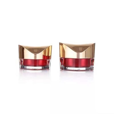 Akrilik Rhombus Shap Plastik Jars Kosmetik Kemasan 30g 50g