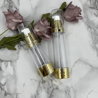 15ml, 30ml, 50ml Kemasan Perawatan Kulit Botol Pompa Pengap