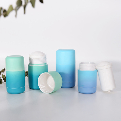 30g 50g Bentuk Bulat Bahan PCR Wadah Tongkat Deodoran Plastik Isi Ulang