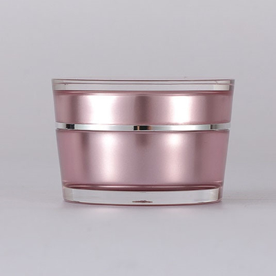 15g 30g 50g 75g Luxury Round bevel shape Empty Acrylic Cream Jar Kemasan Kosmetik Untuk Kosmetik Dengan Tutup