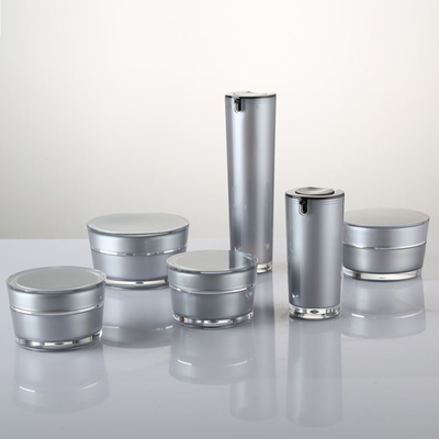 15g 30g 50g 75g Luxury Round bevel shape Empty Acrylic Cream Jar Kemasan Kosmetik Untuk Kosmetik Dengan Tutup