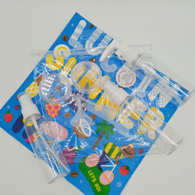 Pump Spoon Dropper Corong Tas Cuci PVC Disesuaikan Untuk Botol Semprot Perjalanan Jar Krim