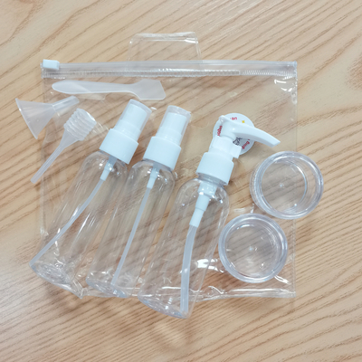 Pump Spoon Dropper Corong Tas Cuci PVC Disesuaikan Untuk Botol Semprot Perjalanan Jar Krim