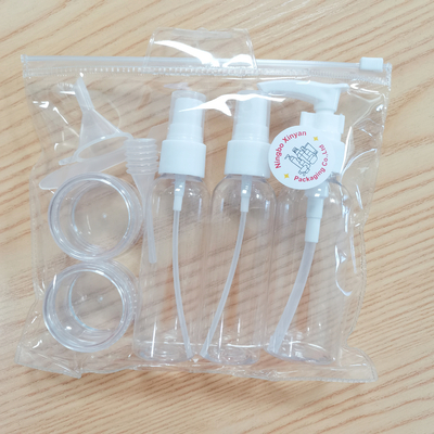 Pump Spoon Dropper Corong Tas Cuci PVC Disesuaikan Untuk Botol Semprot Perjalanan Jar Krim