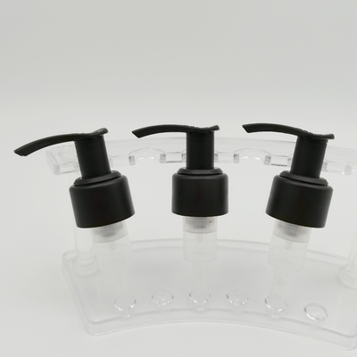 Matt Finish Pompa Lotion Plastik PP Warna Hitam 24/410