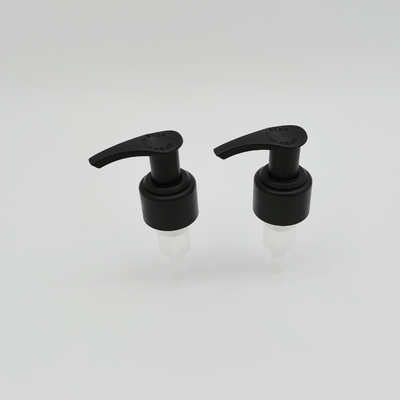 Matt Finish Pompa Lotion Plastik PP Warna Hitam 24/410