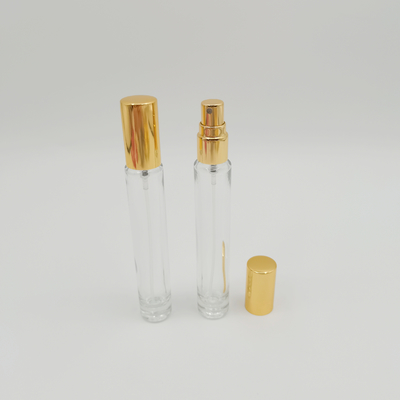 Seluruh Tutup Aluminium 13/410 Parfum Pump Sprayer Dengan Botol Kaca 10ML