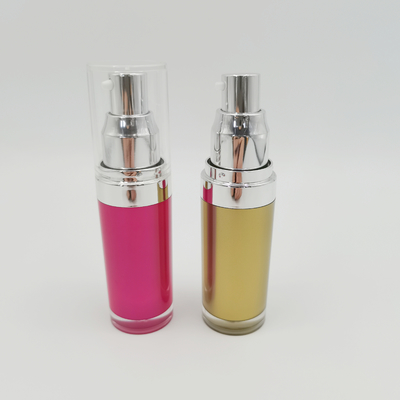 Botol Lotion Akrilik Bentuk Bulat PMMA 15ml 30ml 50ml 100ml 120ml