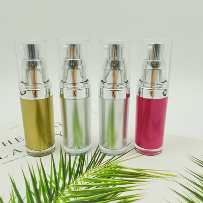 Botol Lotion Akrilik Bentuk Bulat PMMA 15ml 30ml 50ml 100ml 120ml