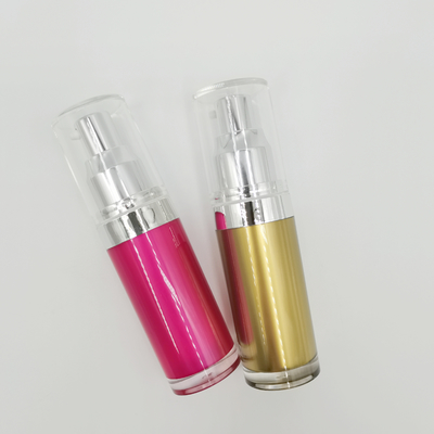 Botol Lotion Akrilik Bentuk Bulat PMMA 15ml 30ml 50ml 100ml 120ml