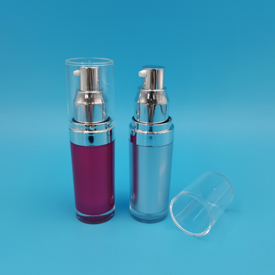 Botol Lotion Akrilik Bentuk Bulat PMMA 15ml 30ml 50ml 100ml 120ml