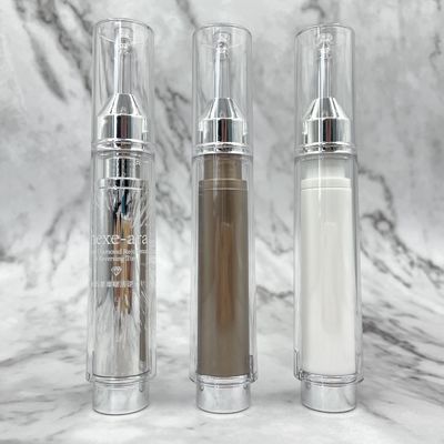 PETG / ABS / PP Bentuk Jarum Suntik Kosmetik 10ml 15ml Botol Pengap