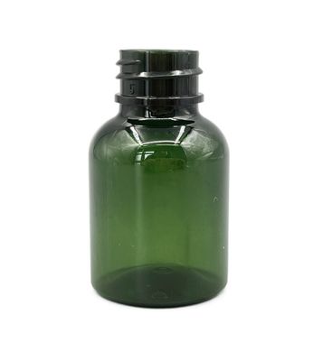 30ml Botol Penetes Amber Boston PET 50ml Pemutaran Sutra Bahu Bulat