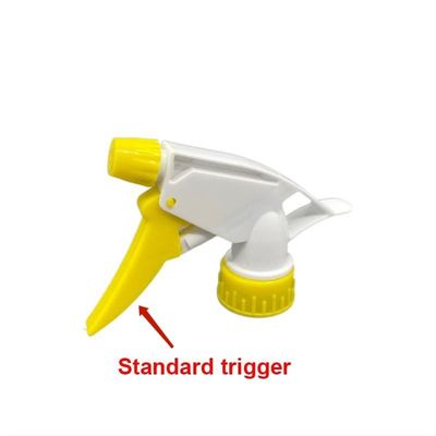 Rotary 28/400 Kepala Pompa Sprayer Pemicu Plastik Putar Panjang Terbuka 1.0ml