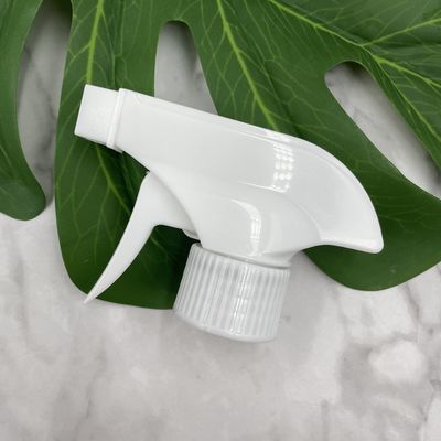 Pompa Sprayer Pemicu Plastik SS316 28/415 28/410 Putih 0.81ml Dengan Penutupan Tutup Sekrup