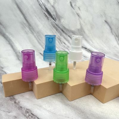 PE Gasket Plastik Mist Spray Pump 20/410 Ribbed Closure SS316 Spring 0.16ML