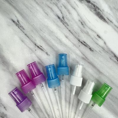 PE Gasket Plastik Mist Spray Pump 20/410 Ribbed Closure SS316 Spring 0.16ML