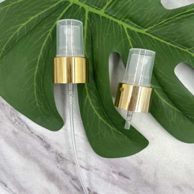 Lotion Fine Mist Sprayer Pump 24/410 Alu Closure PE Gasket Dengan PP Cap