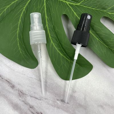 Ribbed Closure Fine Mist Sprayer Pump 18/410 Plastik Polypropylene Dengan PP Cap
