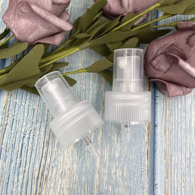 Pompa Sprayer Kabut Halus Transparan 28 410 Ribbed SS316 0.12ML Untuk Penyegar Udara