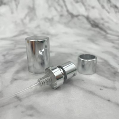 Semprotan Pompa Parfum Isi Ulang 15/400 Dosis 0,07ML 0,09ML Dengan Kerah Perak
