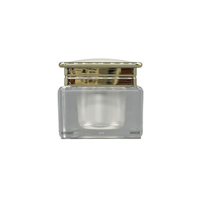 Jade Surface Plastic Cream Jars 30g 50g Wadah metalisasi Untuk Kosmetik