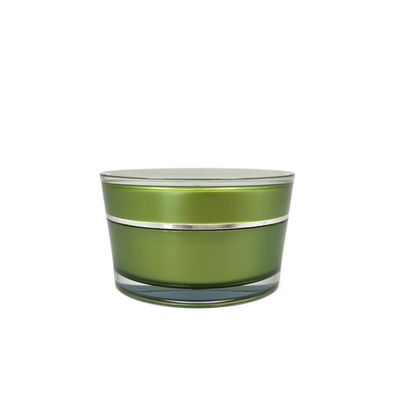 15g 30g 50g 75g Luxury Round bevel shape Empty Acrylic Cream Jar Kemasan Kosmetik Untuk Kosmetik Dengan Tutup