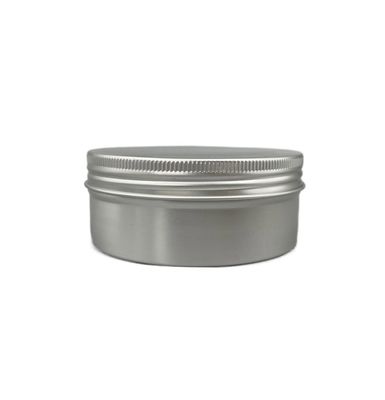 Guci Timah Aluminium Permen 250ml Kaleng Logam Dengan Tutup Sekrup
