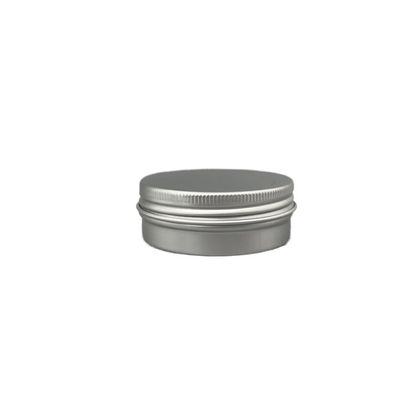 Kecil 60ml 80ml Aluminium Tin Jars Round Edge Screw Twist Top Untuk lilin