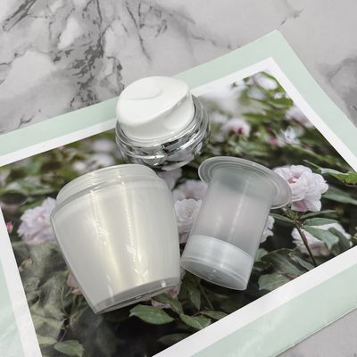 Diganti Pompa Pengap Krim Jar Wadah Kosmetik 30g 50g Warna Disesuaikan