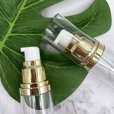 15ml, 30ml, 50ml Kemasan Perawatan Kulit Botol Pompa Pengap