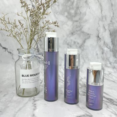 15ml 30ml 50ml Untuk Perawatan Kulit Putaran Rotary Double Wall Botol Pompa Pengap
