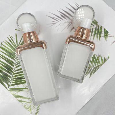 15ml 30ml Botol Rias Kosong Pengap Dinding Ganda Tutup ABS Persegi