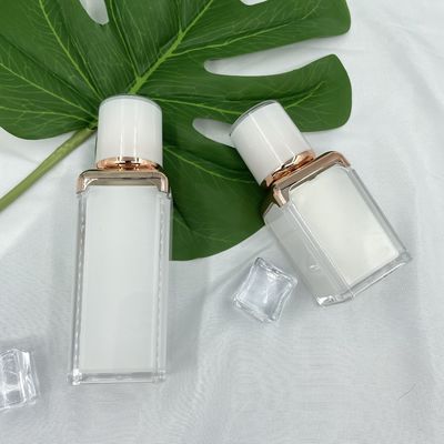 15ml 30ml Botol Rias Kosong Pengap Dinding Ganda Tutup ABS Persegi