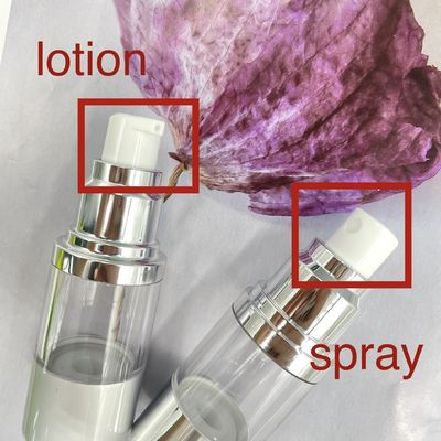Spray Actuator atau Lotion Actuator Aluminium Cap Shoulder Base Botol Pengap