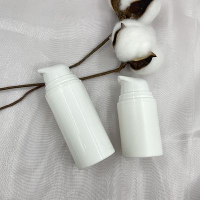 Snap On Airless Pump Packaging 15ml PP Skin Care Bottle ramah lingkungan