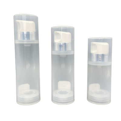 Lotion 200ml 250ml Botol Pompa Pengap Bentuk Bulat Pencetakan Offset Kapasitas Besar