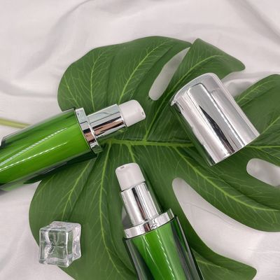 Botol Pompa Kosmetik Bulat Wadah Kosong Mewah 50ml 120ml Akrilik