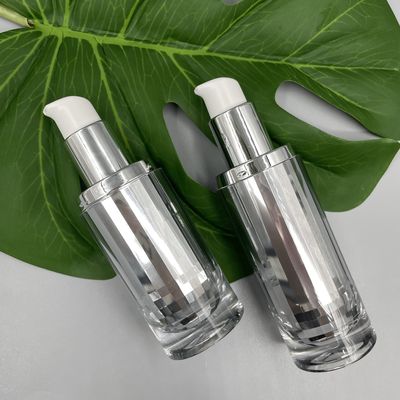 Botol Pompa Kosmetik High End Kemasan Perawatan Kulit 30ml Metallized
