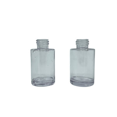 Botol Kosmetik PETG Bening Mewah Portabel 30ml Anti Bocor Untuk Merek High End