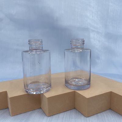 Botol Kosmetik PETG Bening Mewah Portabel 30ml Anti Bocor Untuk Merek High End