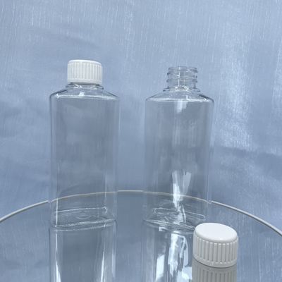 Botol Pompa PET Isi Ulang Botol Obat Kumur 250ml Jelas Dengan Tutup Putih
