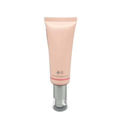 Pink BB Cream Empty Squeeze Tubes 30ml 50ml Diameter 30mm Dengan Pompa