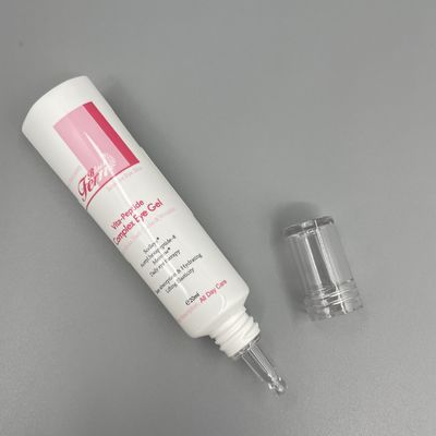 Tabung Peras Kosong Warna Disesuaikan 20ml 40ml Clear Cap Diameter 25mm untuk Gel Mata