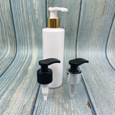 24/410 Emas Aluminium Penutupan 28/410 Perak Aluminium Penutupan Pompa Lotion Twist Lock XY01-4