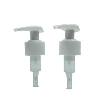 Pompa Lotion Dispenser Terbuka Searah Jarum Jam 2CC 28/400 Putih 2.2ml Dosis Di Luar Musim Semi