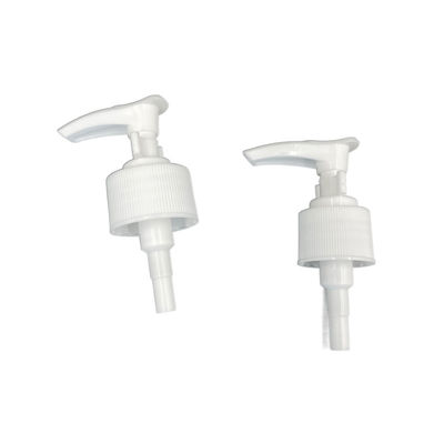 Dosis Kecil 0.7CC 24/410 Lotion Pump Dengan Penutupan Klip Perak Bersinar Aluminium