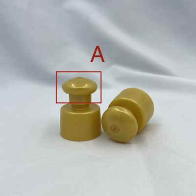 Tutup Botol Gold Pull Up Top 24/410 Warna Disesuaikan 2 Aktuator Dengan Finishing